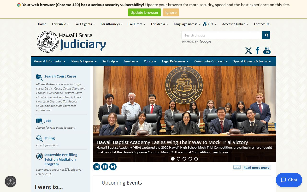 Hawaii Recent Arrests State Judiciary
